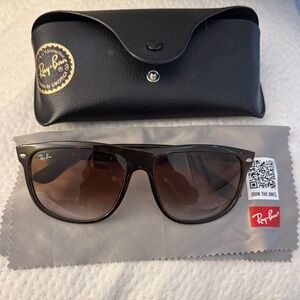 Ray-Ban Tortoise Sunglasses with Original Case